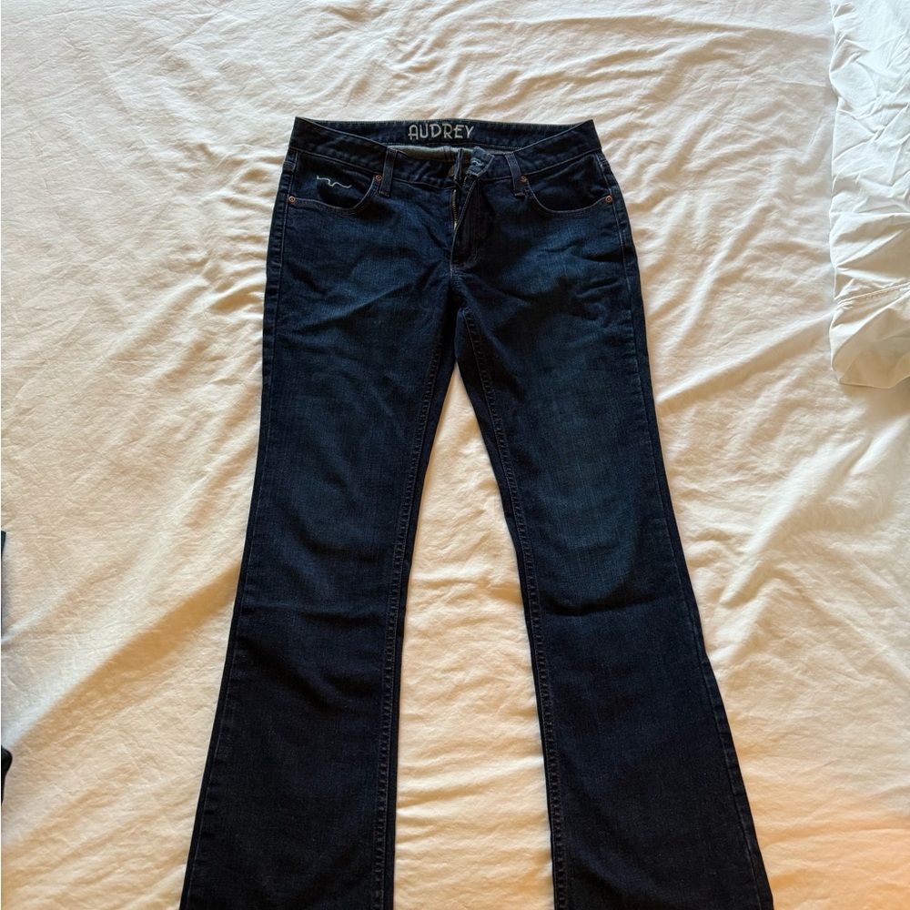 Kimes Ranch Women's Deep Blue Boot Cut Jeans